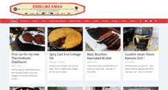 Desktop Screenshot of cooklikeaman.com